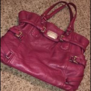 Red Michael Kors purse
